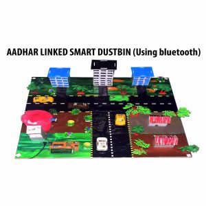 Aadhar linked Smart Dustbin Model