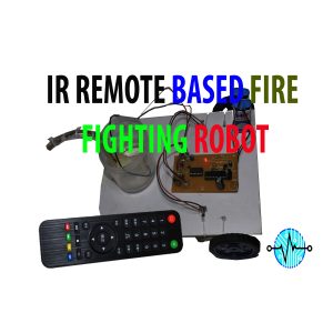 IR Remote based fire fighting robot