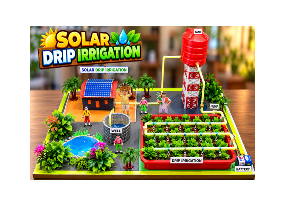 Solar drip irrigation Model