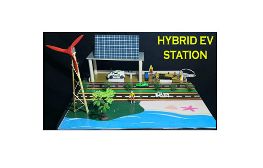 Hybrid EV Charging station using Arduino