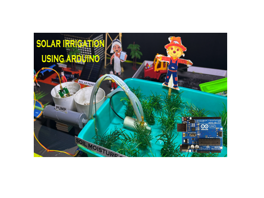 Solar Smart Irrigation Project using Arduino