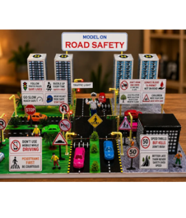 Model on Road safety (Working model)